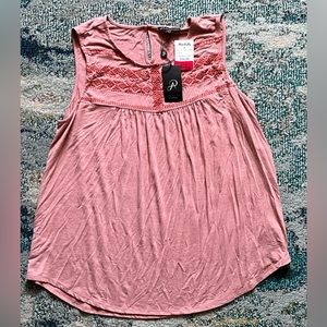 Adrianna Papell NWT pink tank top size 1x